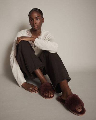 Chronicle Slippers - Merlot