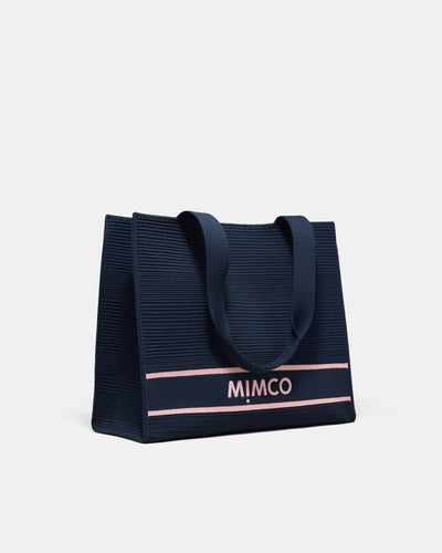 Blondie Boxy Tote Bag - Navy
