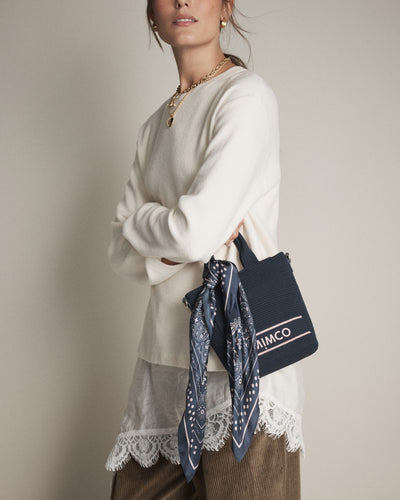 Blondie Mini Tote Bag - Navy
