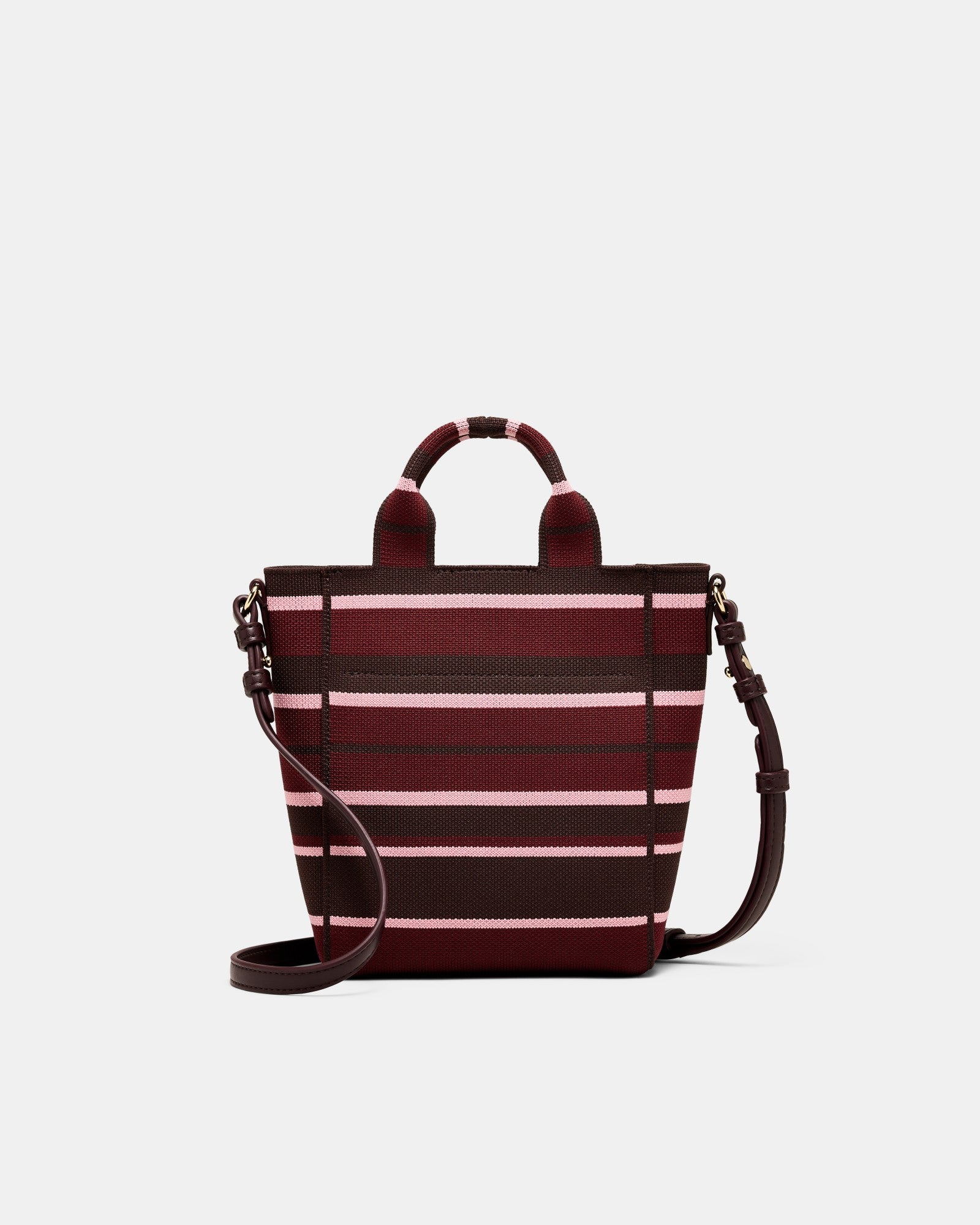 Blondie Mini Tote Bag - Chocolate Stripe