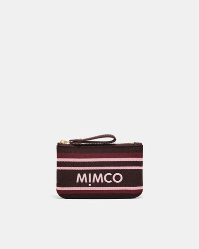 Blondie Coin Purse - Chocolate Stripe