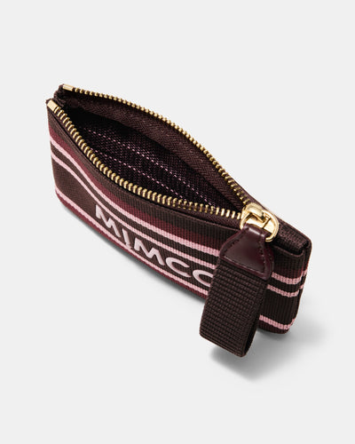 Blondie Coin Purse - Chocolate Stripe