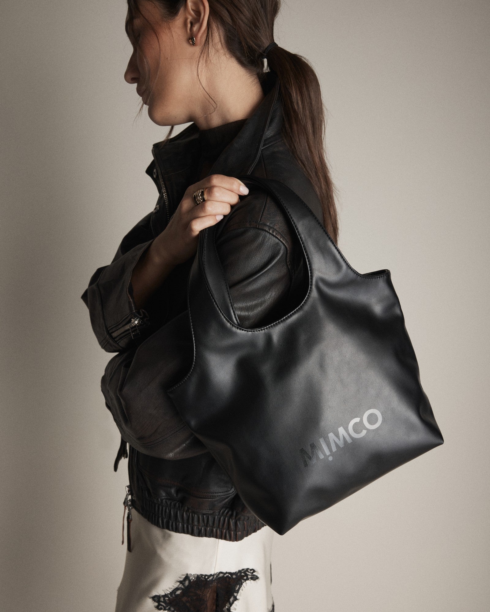 Brittany Mini Tote Bag - Black