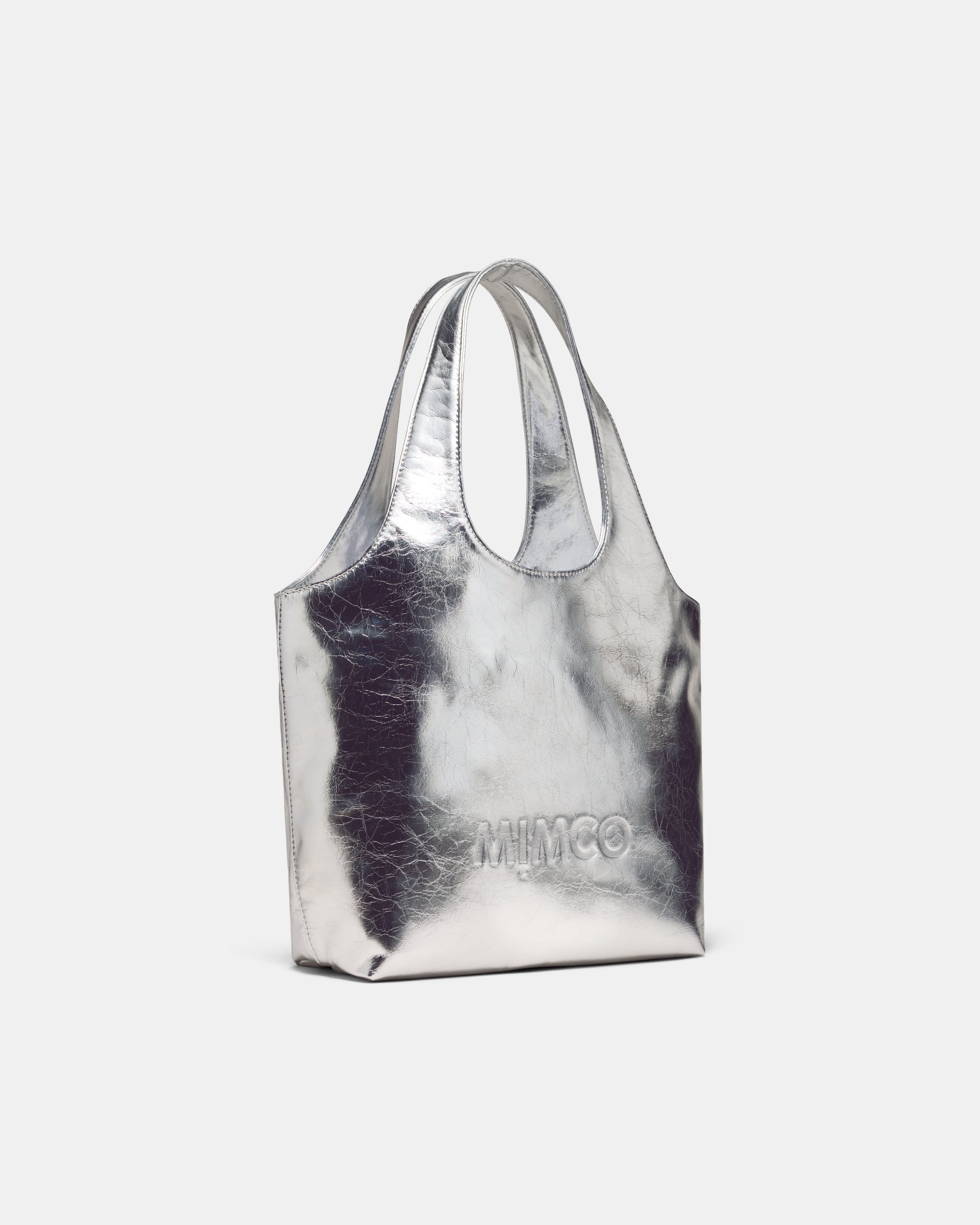 Brittany Mini Tote Bag - Silver
