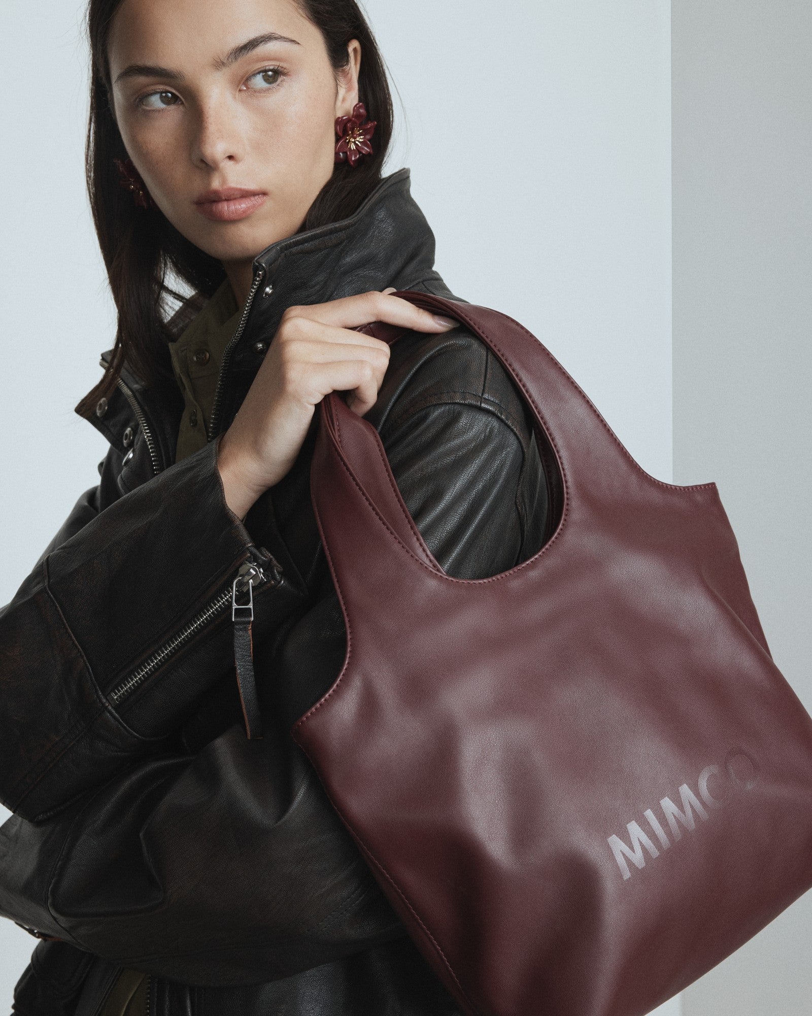 Brittany Mini Tote Bag - Merlot