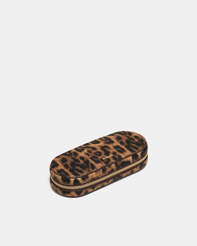 Violet Slim Jewel Case - Leopard