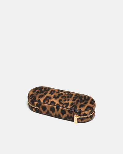 Violet Slim Jewel Case - Leopard