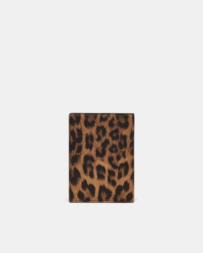 Violet Passport Holder - Leopard