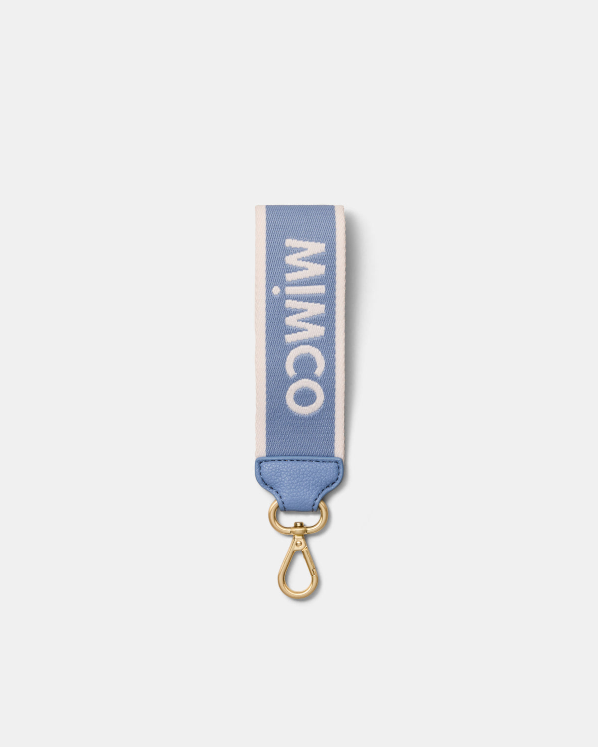Stripe Webbing Wrist Strap - Cornflower