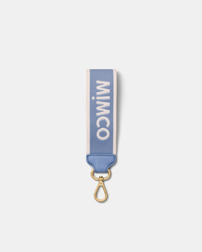 Stripe Webbing Wrist Strap - Cornflower