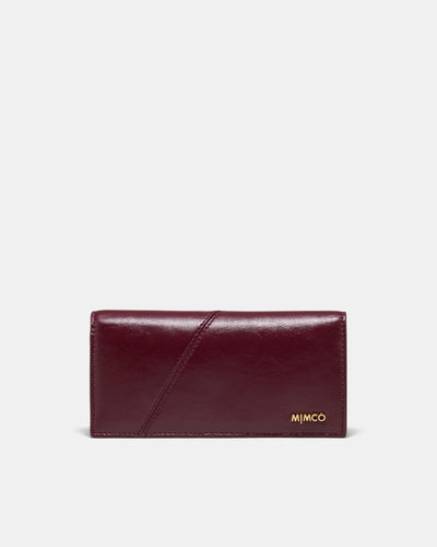 Drift Large Zip Wallet - Merlot