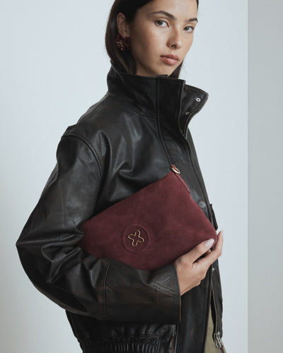 Bay Strap Crossbody Bag - Merlot