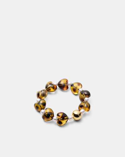 Ocelot Hair Tie - Tort