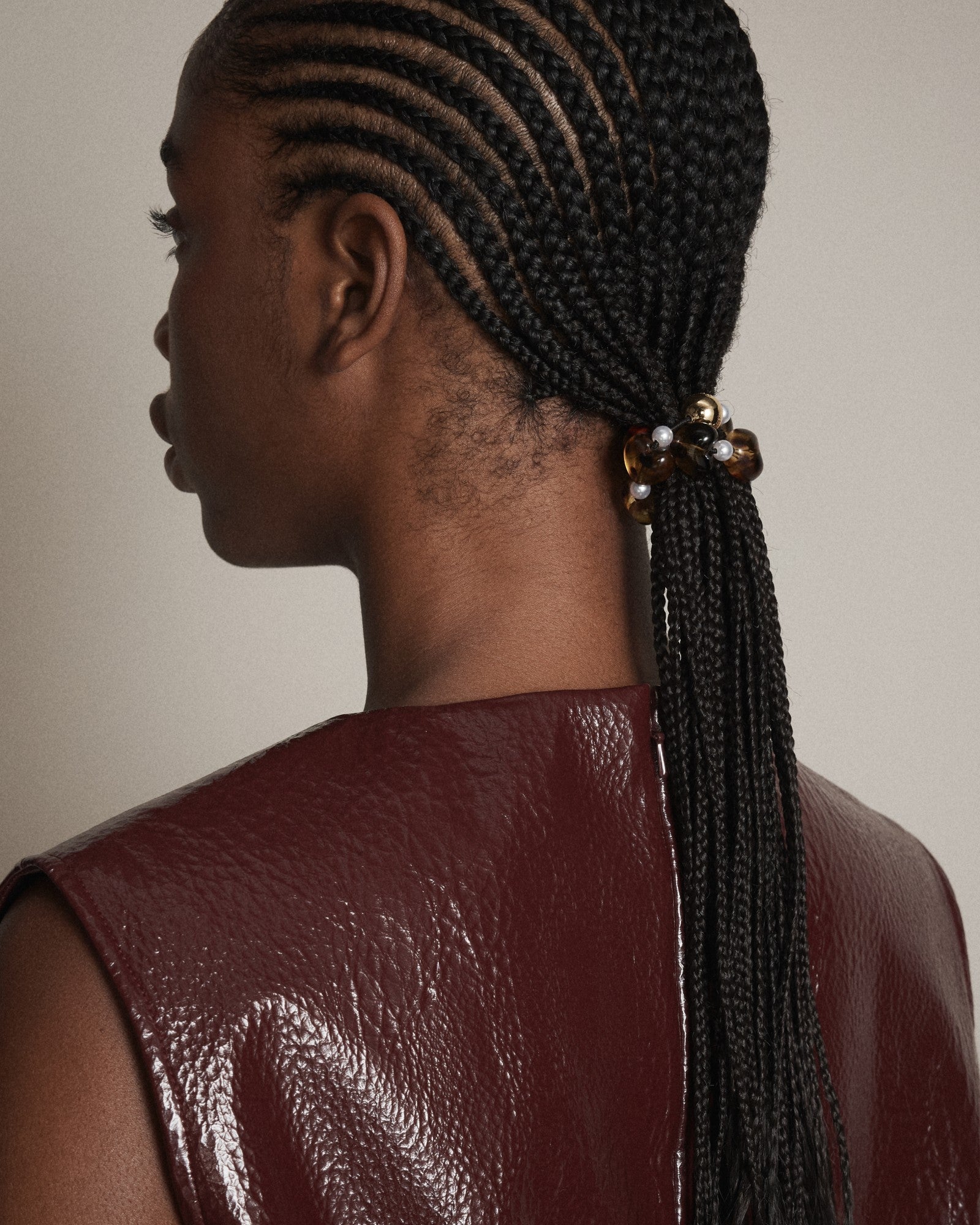 Ocelot Hair Tie - Tort