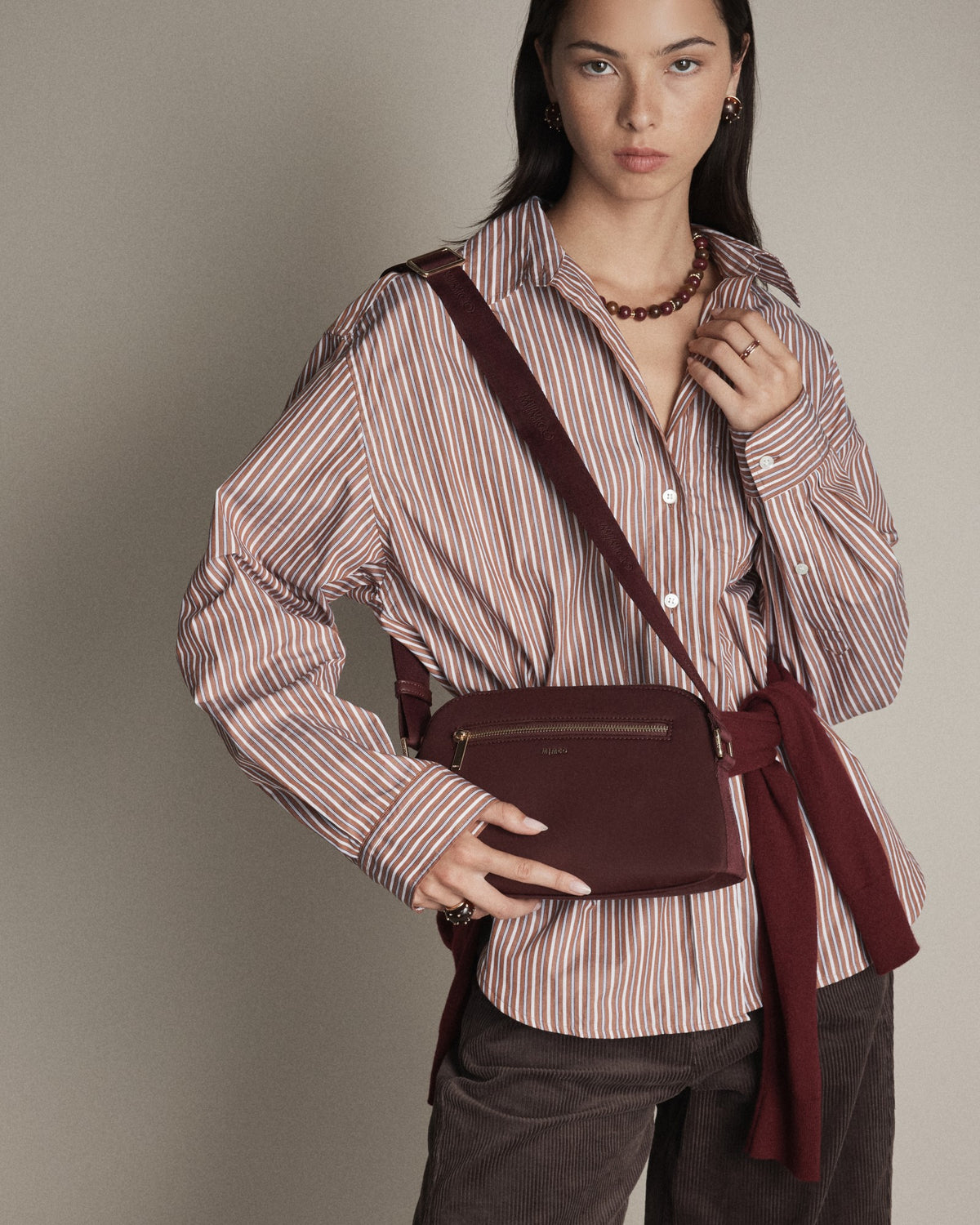 Squad Crossbody Bag - Merlot