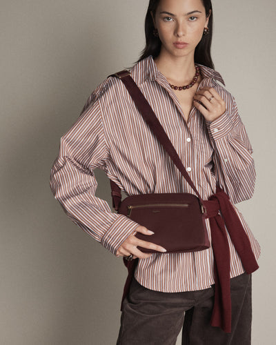 Squad Crossbody Bag - Merlot