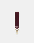 Multi Stripe Webbing Wrist Strap - Merlot