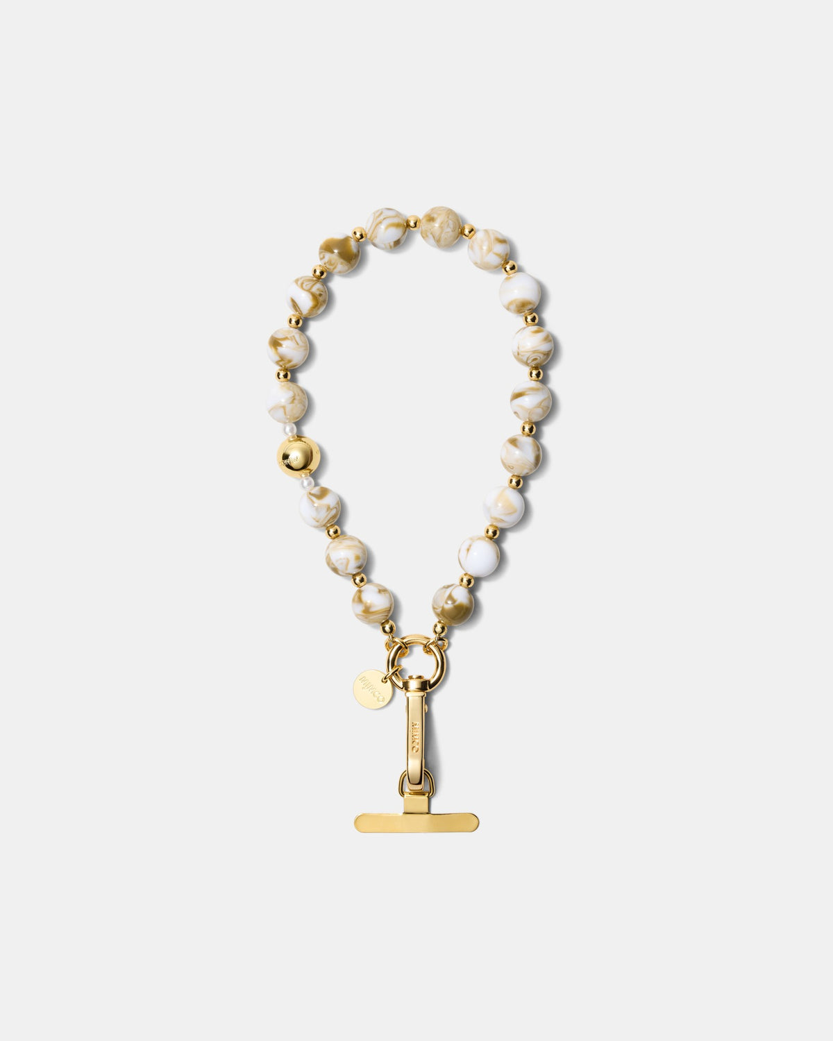 Lady M Phone Wrist Strap - Cream