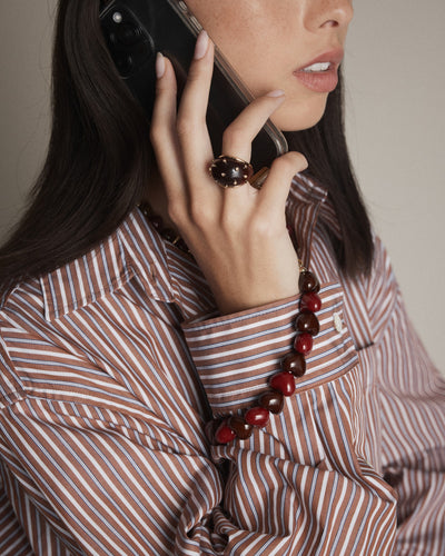 Lover Phone Wrist Strap - Bordeaux