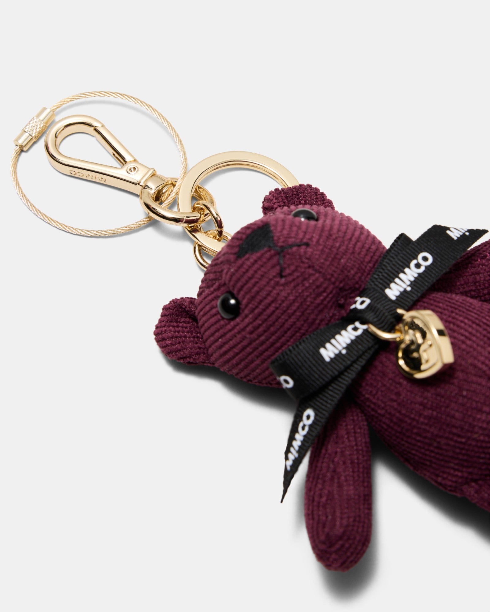 Mimco Bear Bag Charm - Bordeaux