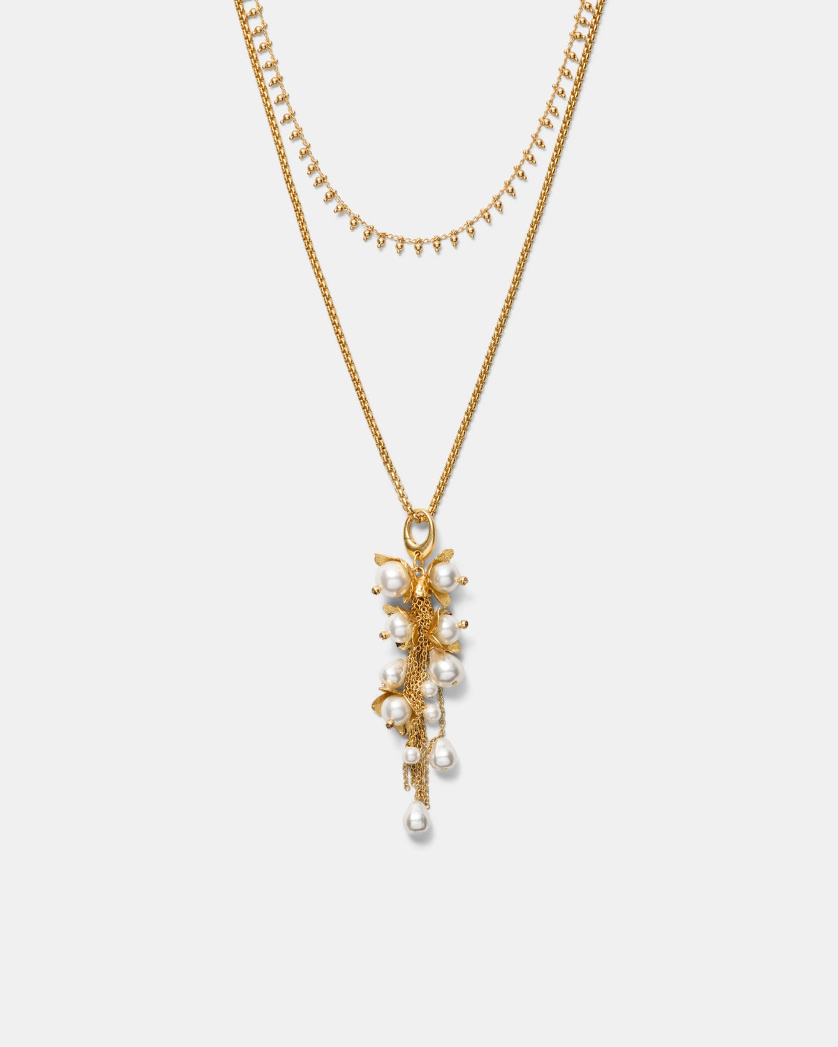 Florin Duo Necklace - Gold