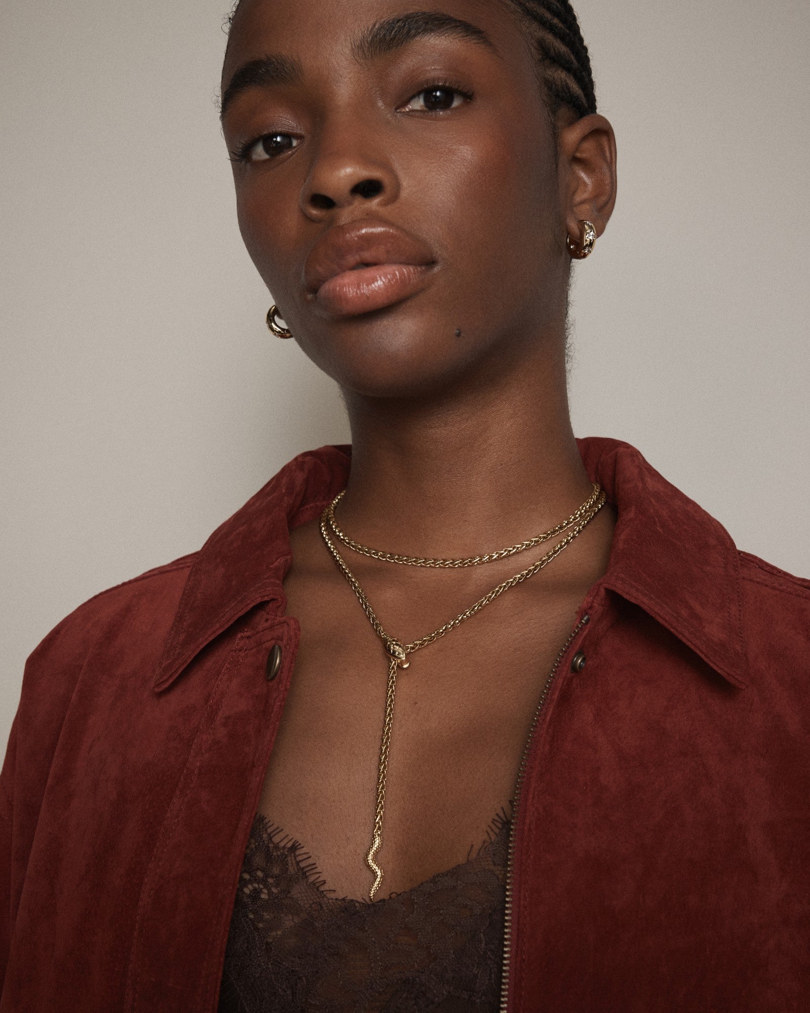 Serpentina Necklace - Gold