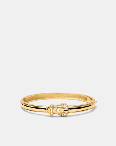 Buckle Up Bangle - Gold