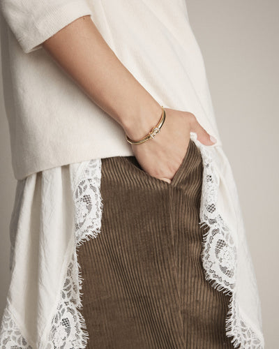 Buckle Up Bangle - Gold