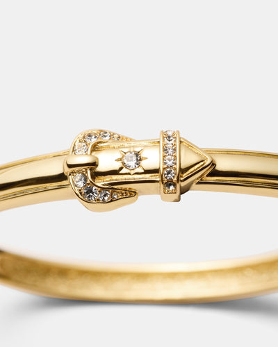 Buckle Up Bangle - Gold