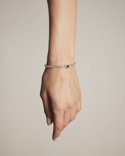 Lover Heart Bracelet - Black