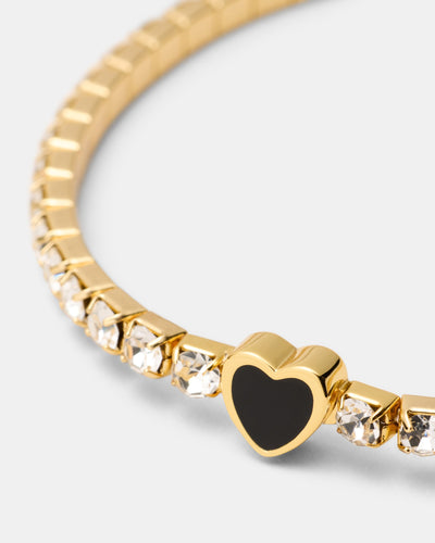 Lover Heart Bracelet - Black