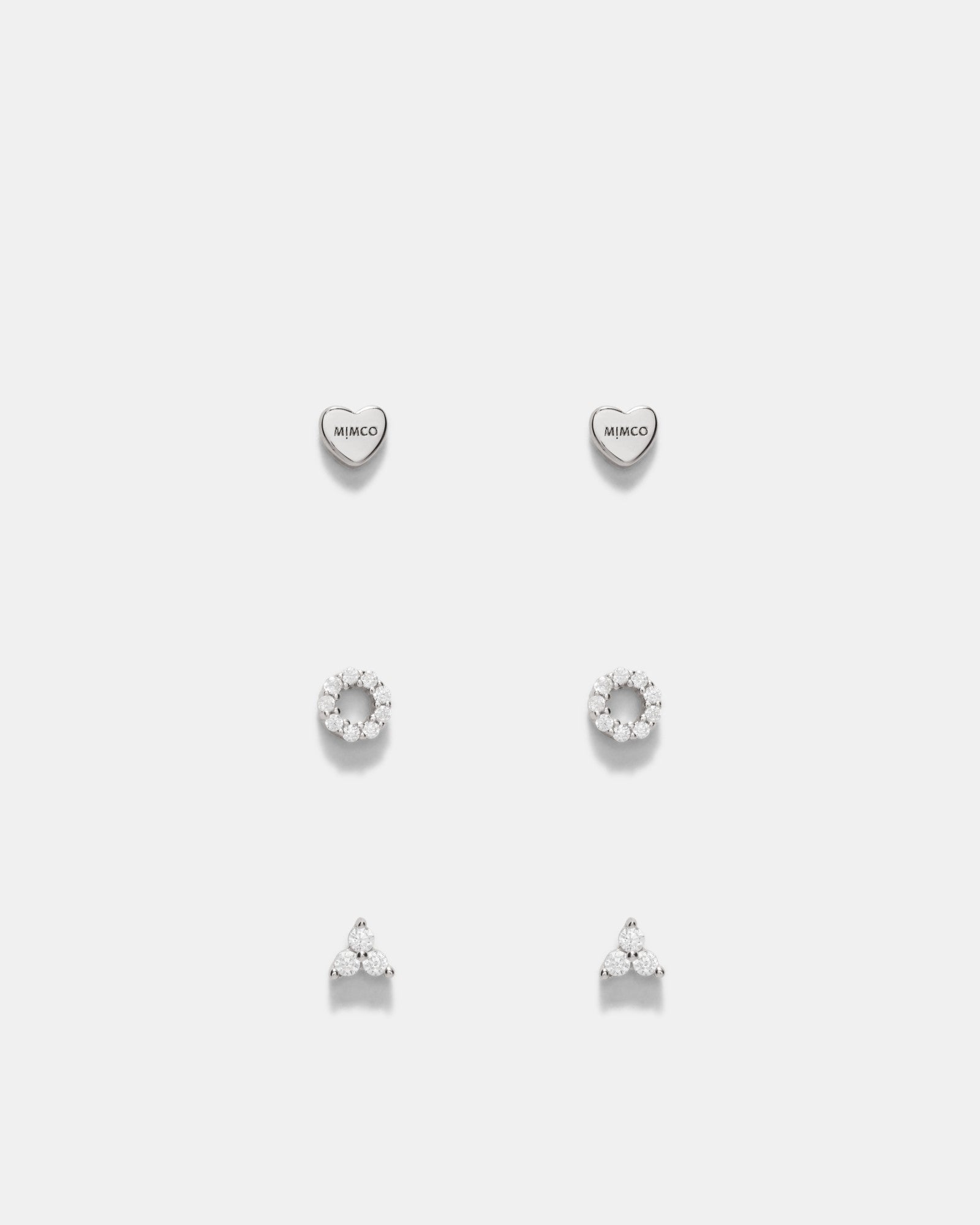 Nimbus Earrings Set - Silver