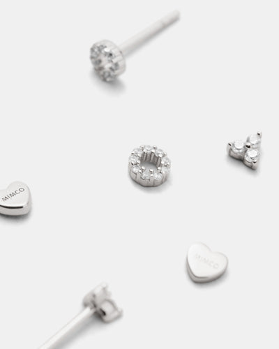 Nimbus Earrings Set - Silver