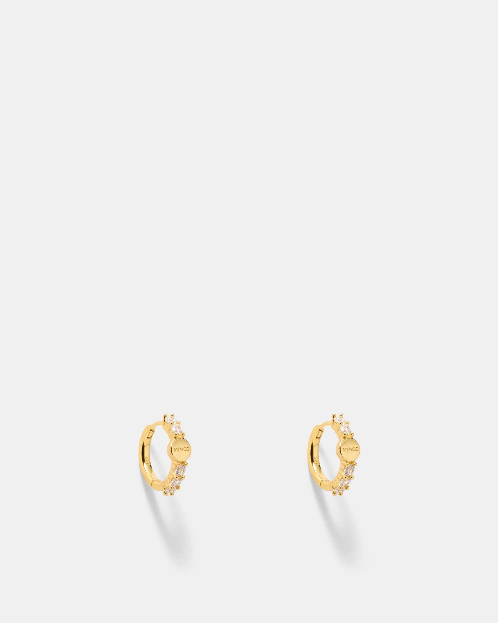 Nimbus Huggie Hoop Earrings - Gold