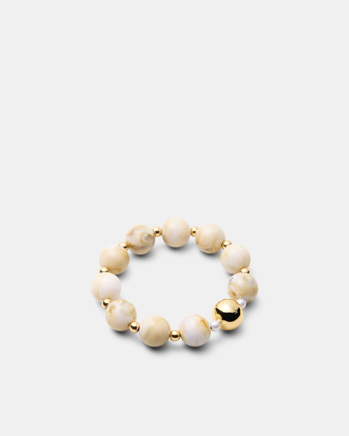Lady M Hair Tie - Cream