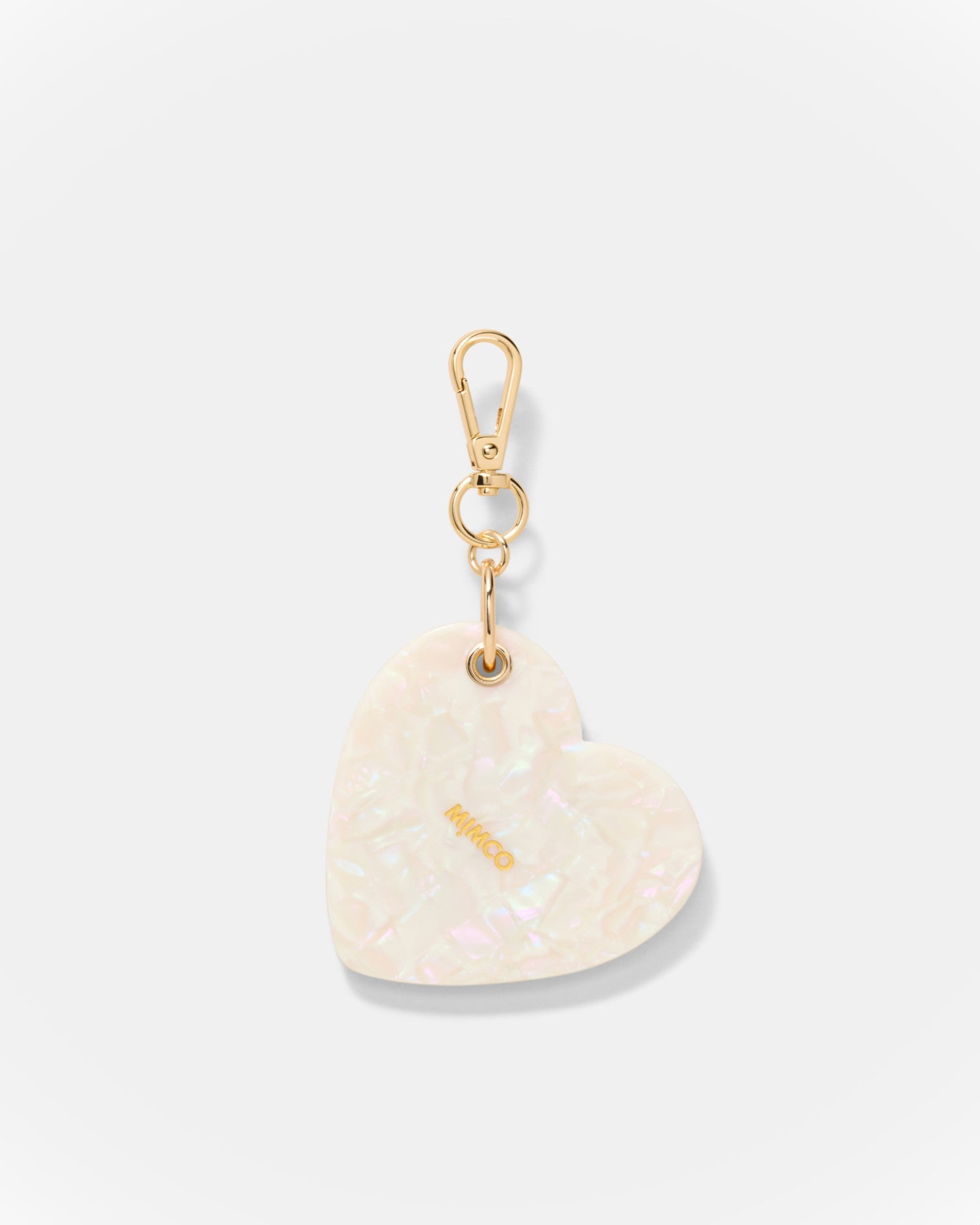 Lovely Hair Comb Keyring - Pearl