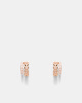 Westlyn Heart Duo Hoop Earrings - Rose Gold