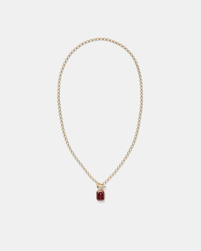 Legacy Long Necklace - Bordeaux