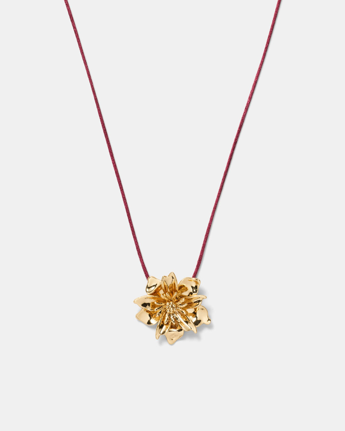 Vienne Cord Necklace - Bordeaux