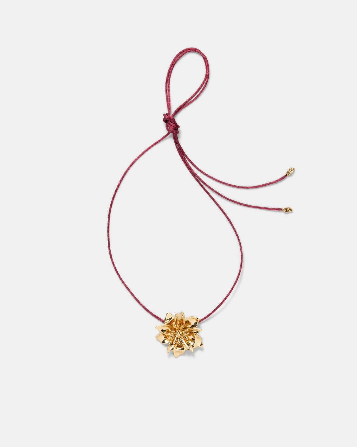 Vienne Cord Necklace - Bordeaux