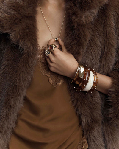 Zarela Bangle - TOFFEE