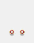 Charmed Stud Earrings - Bordeaux