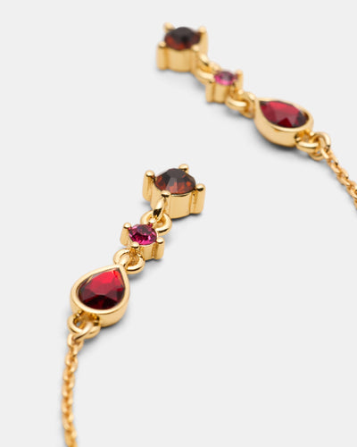 Allurement Earrings - Bordeaux