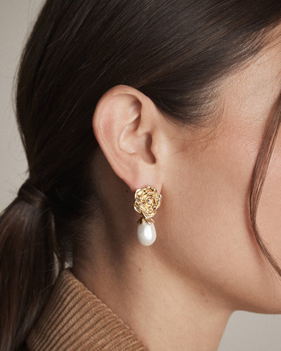 Rosetta Earrings - Gold