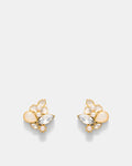 De Fleurs Stud Earrings - Pearl