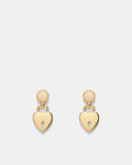 Locked In Love Earrings - Gold