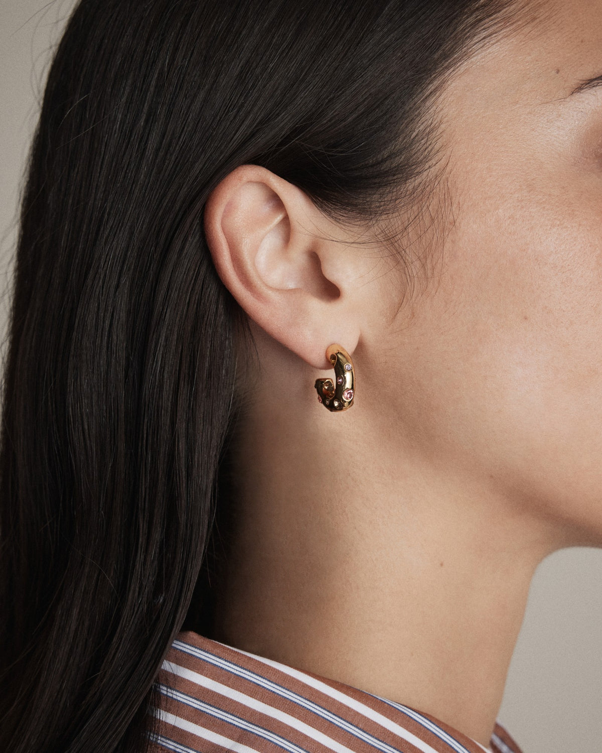 Tierra Hoop Earrings - Multicolour