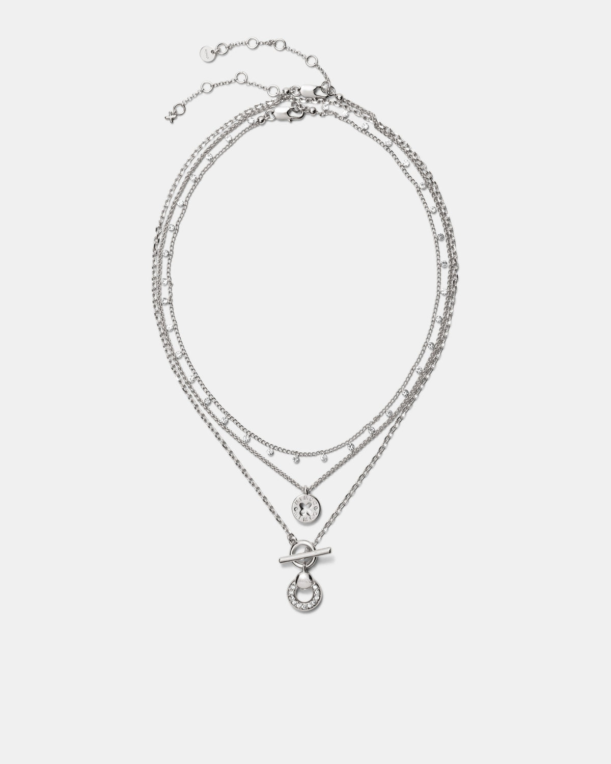Signatura Trio Necklace - Silver