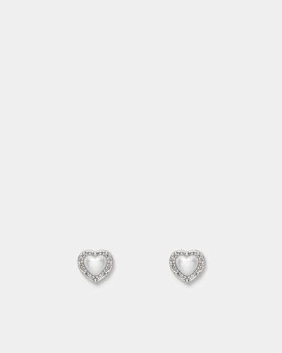 Maybelle Necklace Earrings Set - Silver