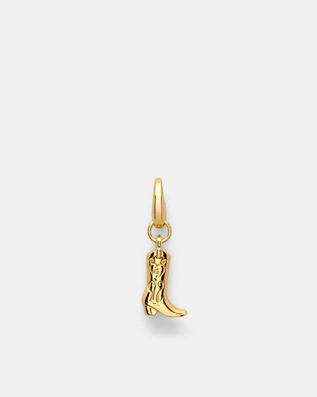 Cowboy Boot Charm - Gold